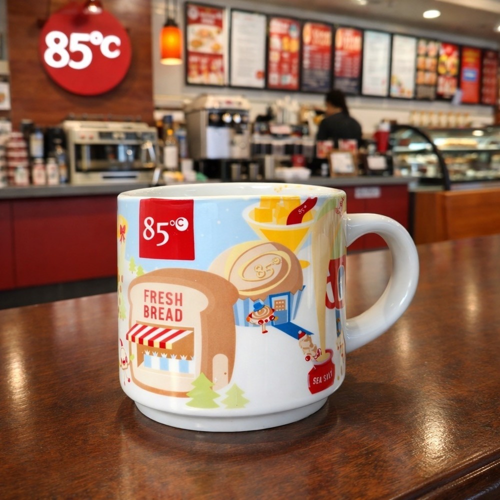 85c Degrees Bakery‎ Cafe Mug 14 oz Fresh Bread Tea Coffee "been There"- Style